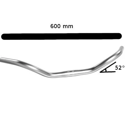 Cintre De Vélo De Ville Trekking VAE Aluminium Argent Humpert 4 Cintre De Vélo De Ville Trekking VAE Aluminium Argent Humpert – Image 2