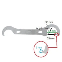 Clef 2 En 1 Contre écrou Fixie Et Boitier De Pédalier Super B 7 Clef 2 En 1 Contre écrou Fixie Et Boitier De Pédalier Super B -Vélo Accessoires Rabais clef 2 en 1 contre ecrou fixie et boitier de pedalier super b full 3
