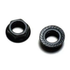 Ecrous à Embase Crantée Pour Axe De Pédalier Vélo - Les 2