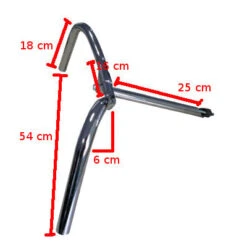 Ensemble Guidon Moustache Potence Holland Ergotec -Vélo Accessoires Rabais ensemble guidon moustache potence holland ergotec full 3