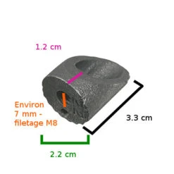Expandeur Cylindrique Pour Plongeur De Potence Vélo M8 Ergotec -Vélo Accessoires Rabais expandeur cylindrique pour plongeur de potence velo m8 ergotec full 3