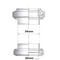 Point Jeu De Direction Aheadset 1 1/8 Diamètre 28,6 Mm -Vélo Accessoires Rabais jeu de direction aheadset 1 1 8 diametre 28 6 mm full 4