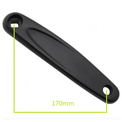 Manivelle Gauche De Vélo Alu Noir 170mm 4 Manivelle Gauche De Vélo Alu Noir 170mm – Image 2