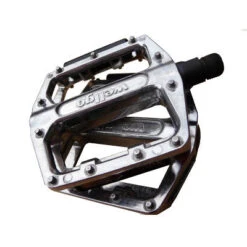 Pédales Larges Vélo BMX Et Fixie Argent 9/16 Wellgo -Vélo Accessoires Rabais pedales larges velo bmx et fixie argent 9 16 wellgo full 3