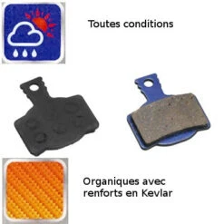 Plaquettes Organiques Frein à Disque Vélo Magura MT2.4.6.8 Paire -Vélo Accessoires Rabais plaquettes organiques frein a disque velo magura mt2 4 6 8 paire full 4