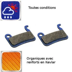 Plaquettes Organiques Kevlar Pour Frein à Disque De Vélo XTR -Vélo Accessoires Rabais plaquettes organiques kevlar pour frein a disque de velo xtr full 3
