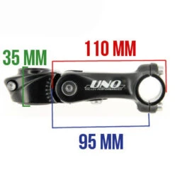 Uno Potence Inclinable Aheadset Pour Guidon Vélo 31.8 Mm -Vélo Accessoires Rabais potence inclinable aheadset pour guidon velo 31 8 mm full 4