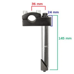 Potence Plongeur Pour Vélo BMX ZOOM -Vélo Accessoires Rabais potence plongeur pour velo bmx zoom full 3