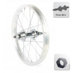 Roue 16 Pouces De Vélo Junior Arrière à Roue Libre