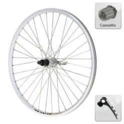 Roue Arrière De Vélo 28 Pouces Cassette 8 Et 9 Vitesses
