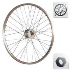 Roue Avant 28 Pouces Avec Dynamo Dans Moyeu à écrou