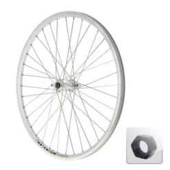 Roue De Vélo Avant 26 Pouces En Alu Fixation écrou