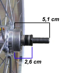 Roue Vélo Arrière City 650B Monovitesse -Vélo Accessoires Rabais roue velo arriere city 650b monovitesse full 3