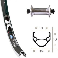 Vélo Accessoires Rabais -Vélo Accessoires Rabais roue velo avant 28 pouces serrage rapide rigida full 2