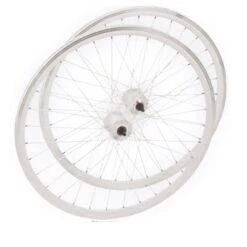 Point Roues Avant Arrière Blanches Moyeu Flip Flop Fixie Single Speed