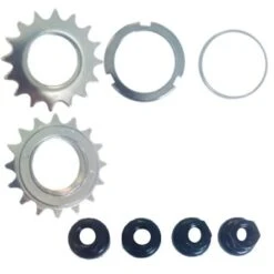 Vélo Accessoires Rabais -Vélo Accessoires Rabais roues avant arriere blanches moyeu flip flop fixie single speed full 2