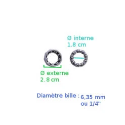 Messingschlager Roulement Pour Axe De Pédalier Carré BSA -Vélo Accessoires Rabais roulement pour axe de pedalier carre bsa full 3
