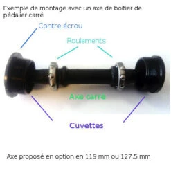 Oxford Roulements à Billes Pour Boitier De Pédalier Axe Carré -Vélo Accessoires Rabais roulements a billes pour boitier de pedalier axe carre full 4