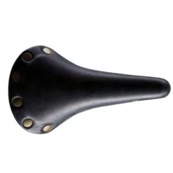 VELO Selle De Vélo Rétro Impression Cuir Noir