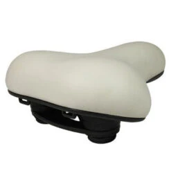 Selle Vélo Confortable Blanche - Dutch Perfect