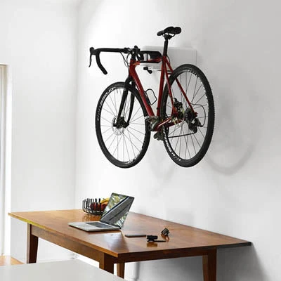 Support Vélo Mural Blanc Avec Antivol Intégré Airlok Hiplok 8 Support Vélo Mural Blanc Avec Antivol Intégré Airlok Hiplok – Image 6