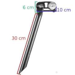 Tige De Selle Réglable Futura Ergotec -Vélo Accessoires Rabais tige de selle reglable futura ergotec full 6