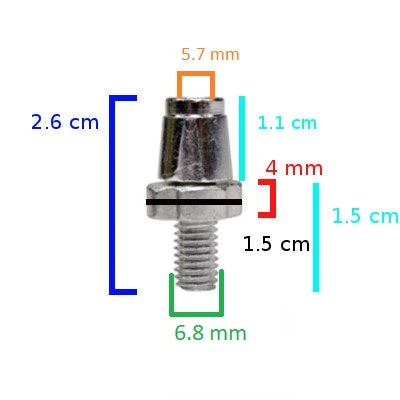 Vis De Réglage Levier De Frein M7 Pour Vélo 5 Vis De Réglage Levier De Frein M7 Pour Vélo – Image 3
